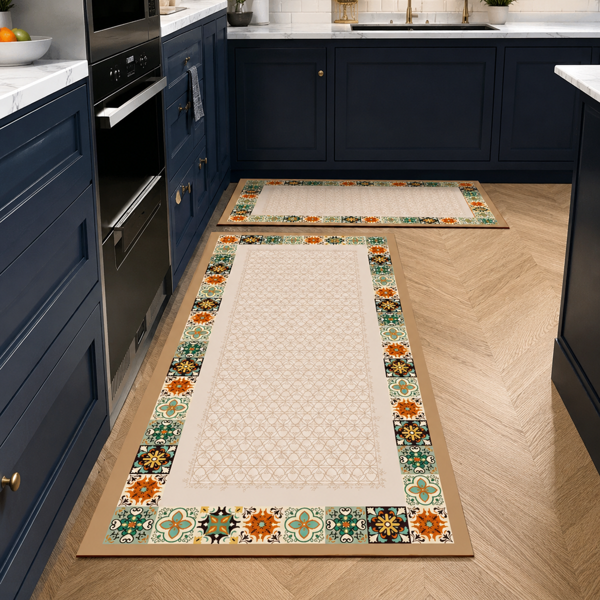 Tapis de cuisine | Bordure
