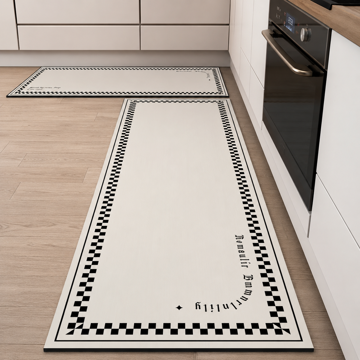 Tapis de cuisine | Damier