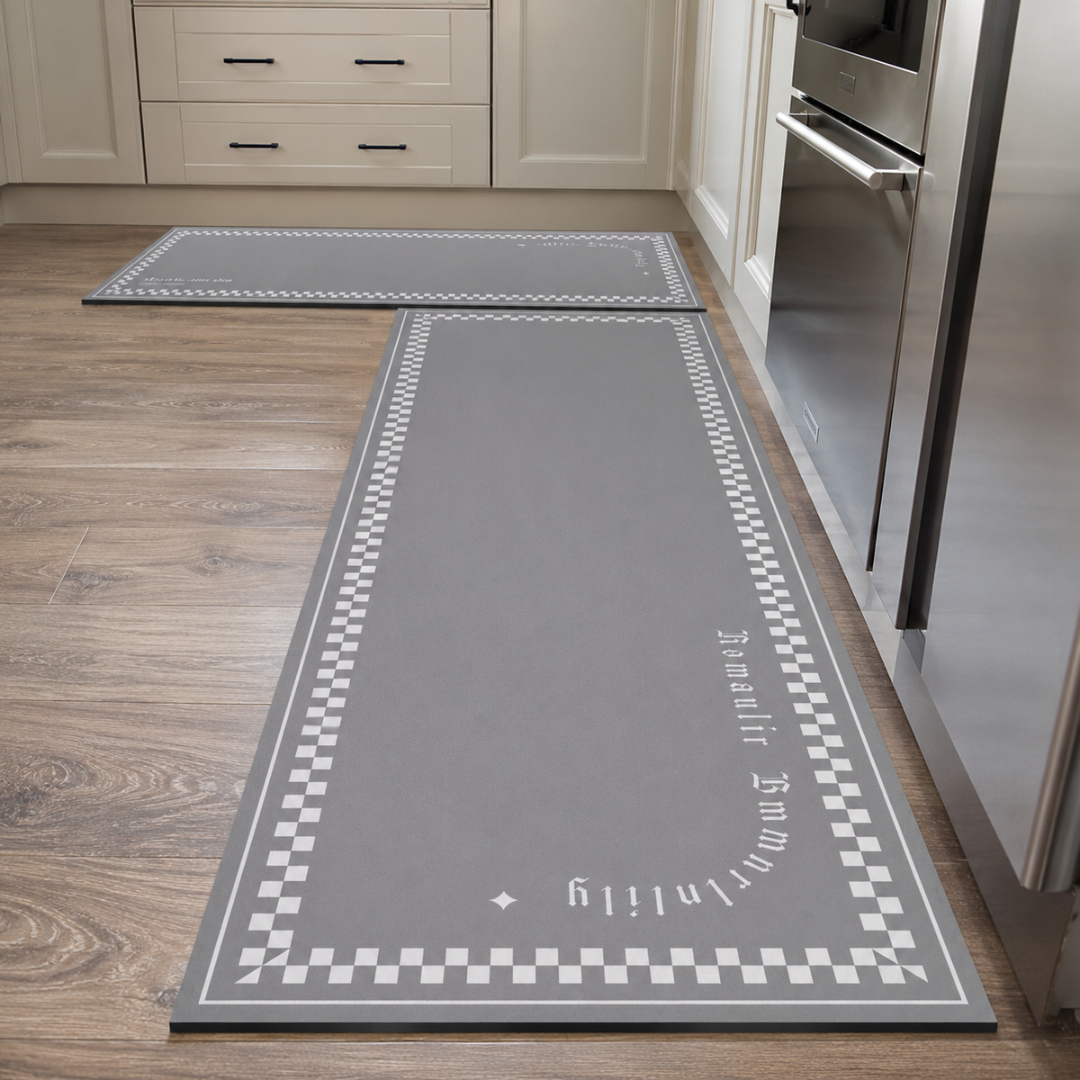 Tapis de cuisine | Gris