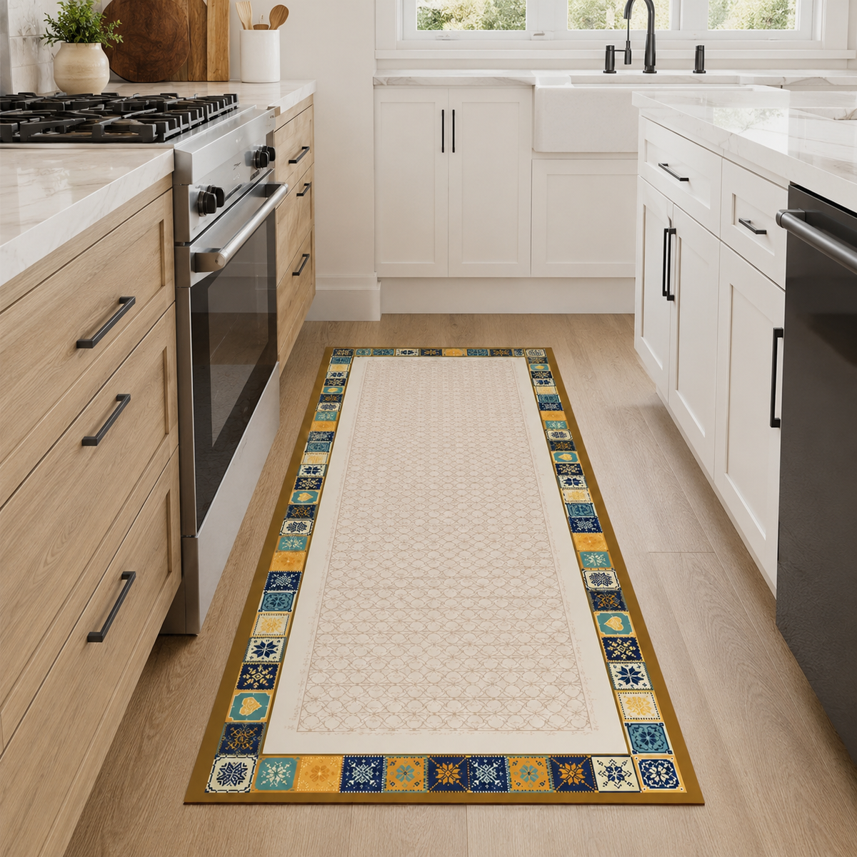 Tapis de cuisine | Jaune