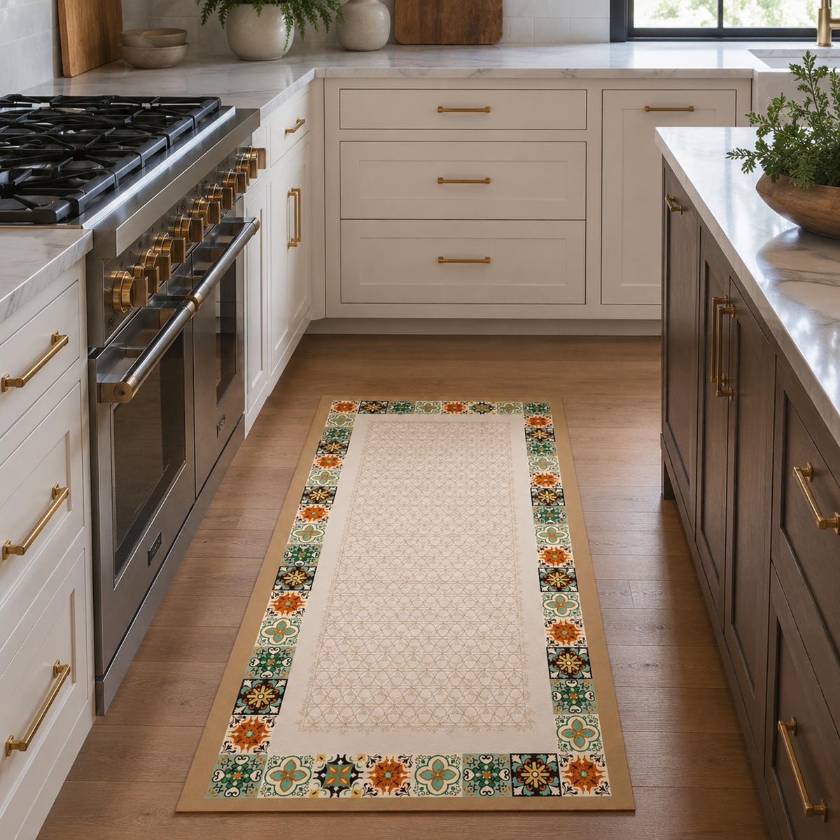 Tapis de cuisine | Bordure