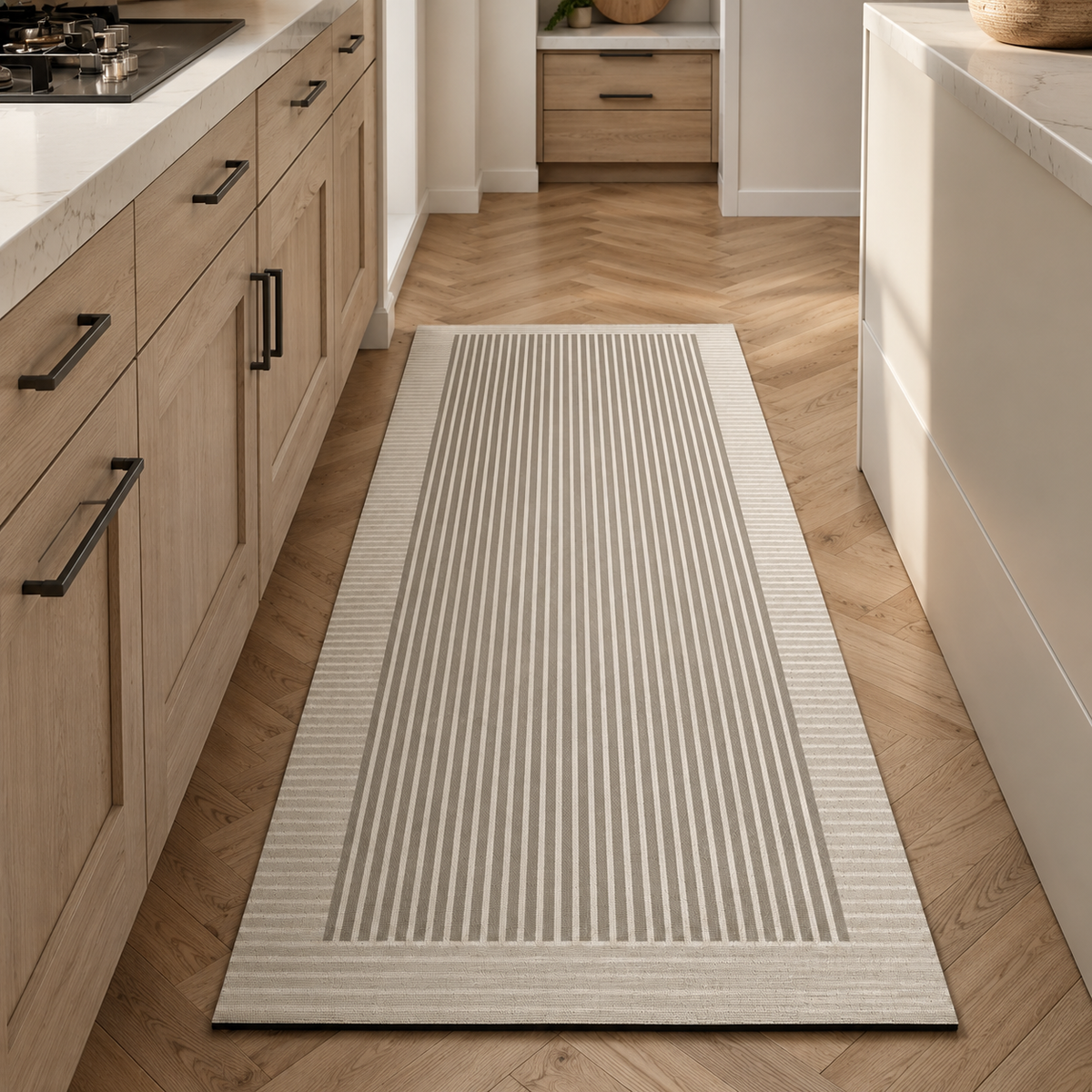 Tapis de cuisine | Taupe