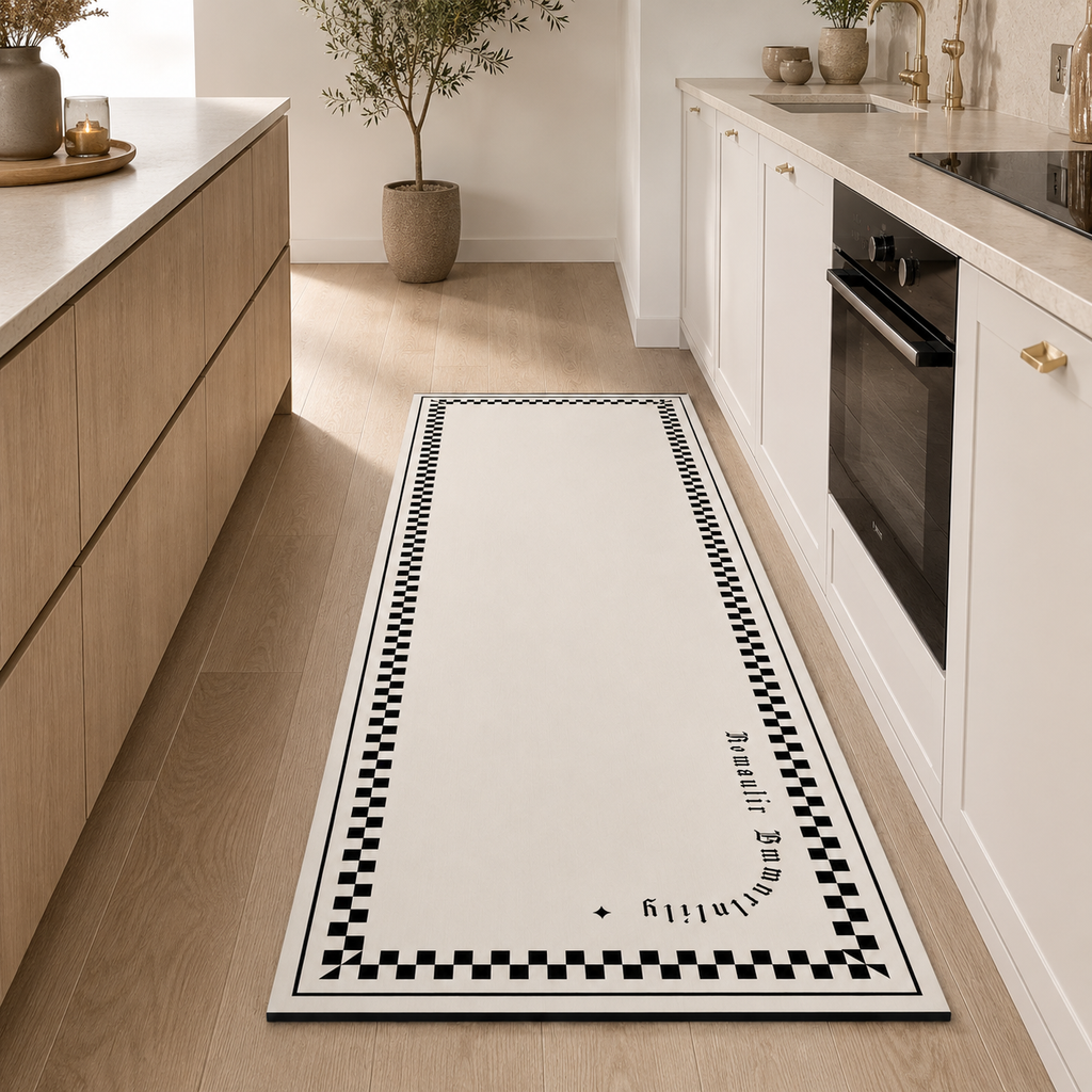 Tapis de cuisine | Damier