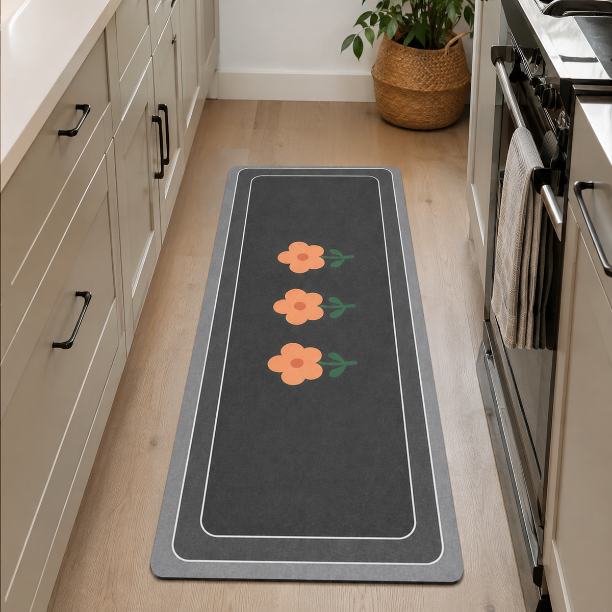 Tapis de cuisine | Fleurs