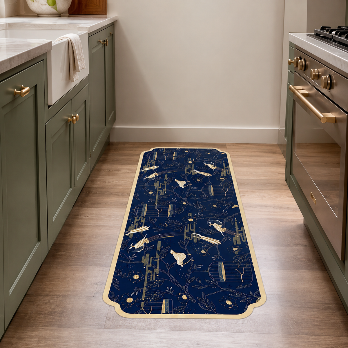 Tapis de cuisine | Bleu nuit