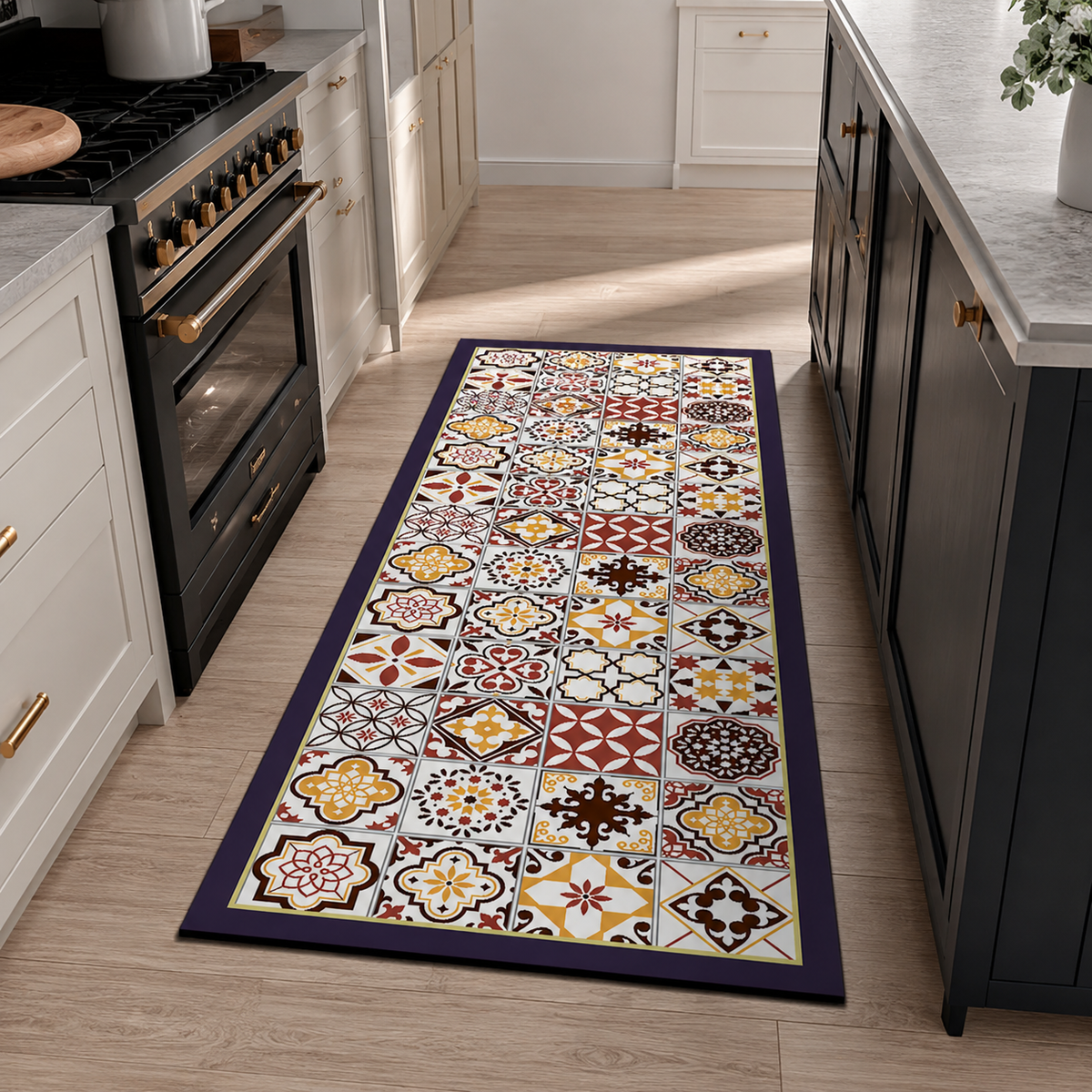 Tapis de cuisine | Carreaux mosaÏque