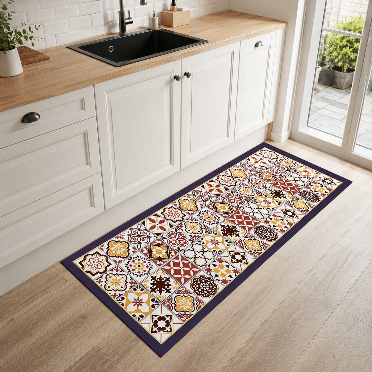 Tapis de cuisine | Carreaux mosaÏque