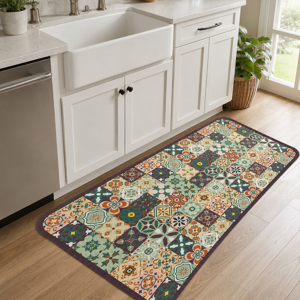 Tapis de cuisine | Terracotta