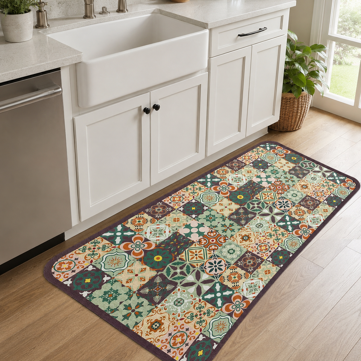 Tapis de cuisine | Terracotta