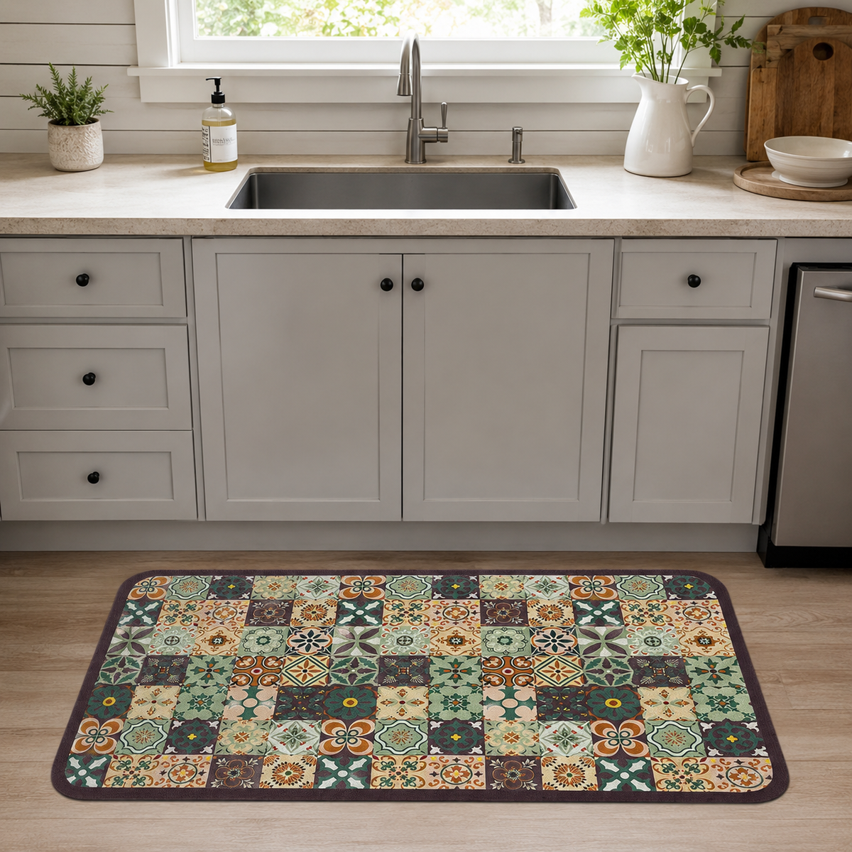 Tapis de cuisine | Terracotta