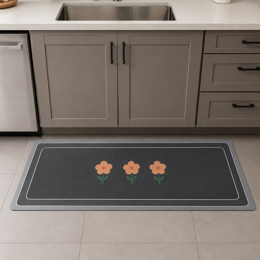 Tapis de cuisine | Fleurs
