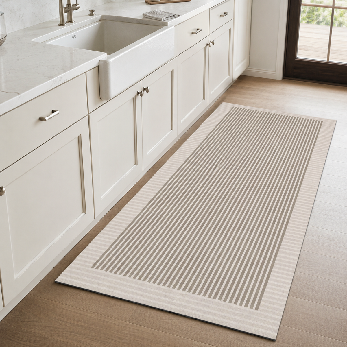 Tapis de cuisine | Taupe