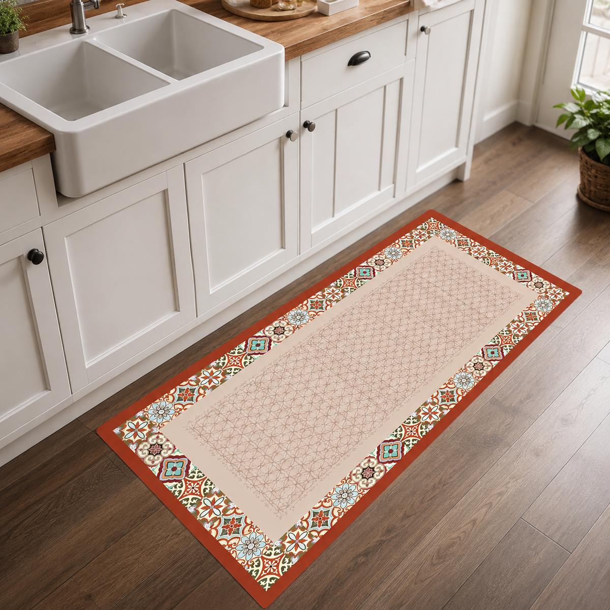 Tapis de cuisine | Rouge