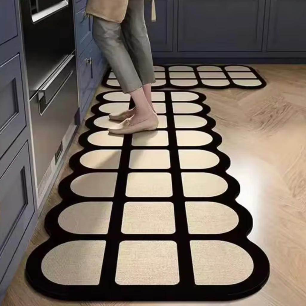 Tapis de cuisine antidérapant design