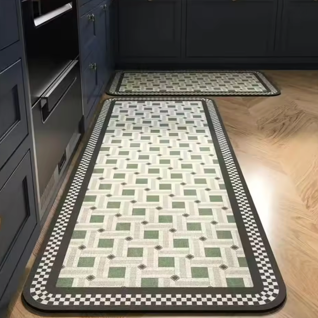 Tapis de cuisine antidérapant motif
