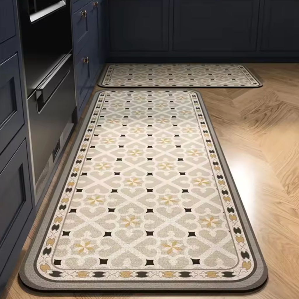 Tapis de cuisine antidérapant oriental