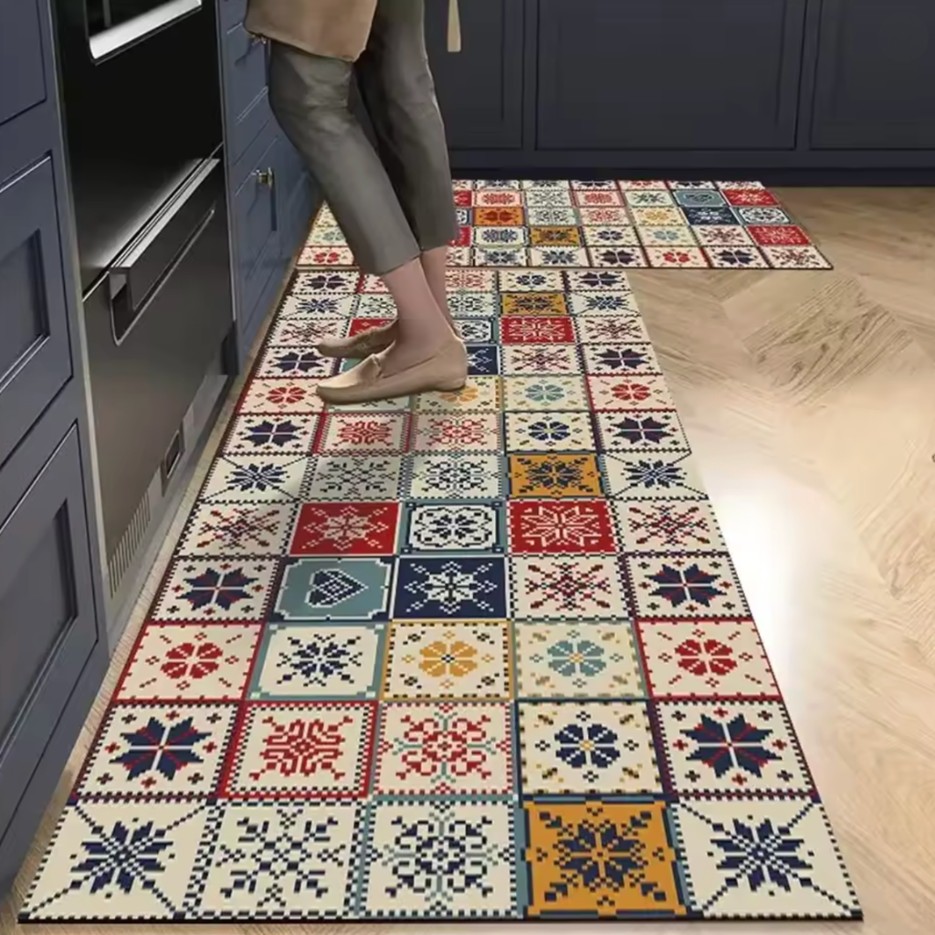 Tapis de cuisine antidérapant scandinaves