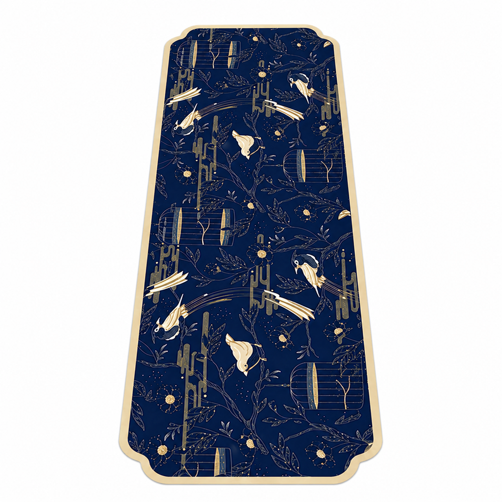 Tapis de cuisine bleu nuit
