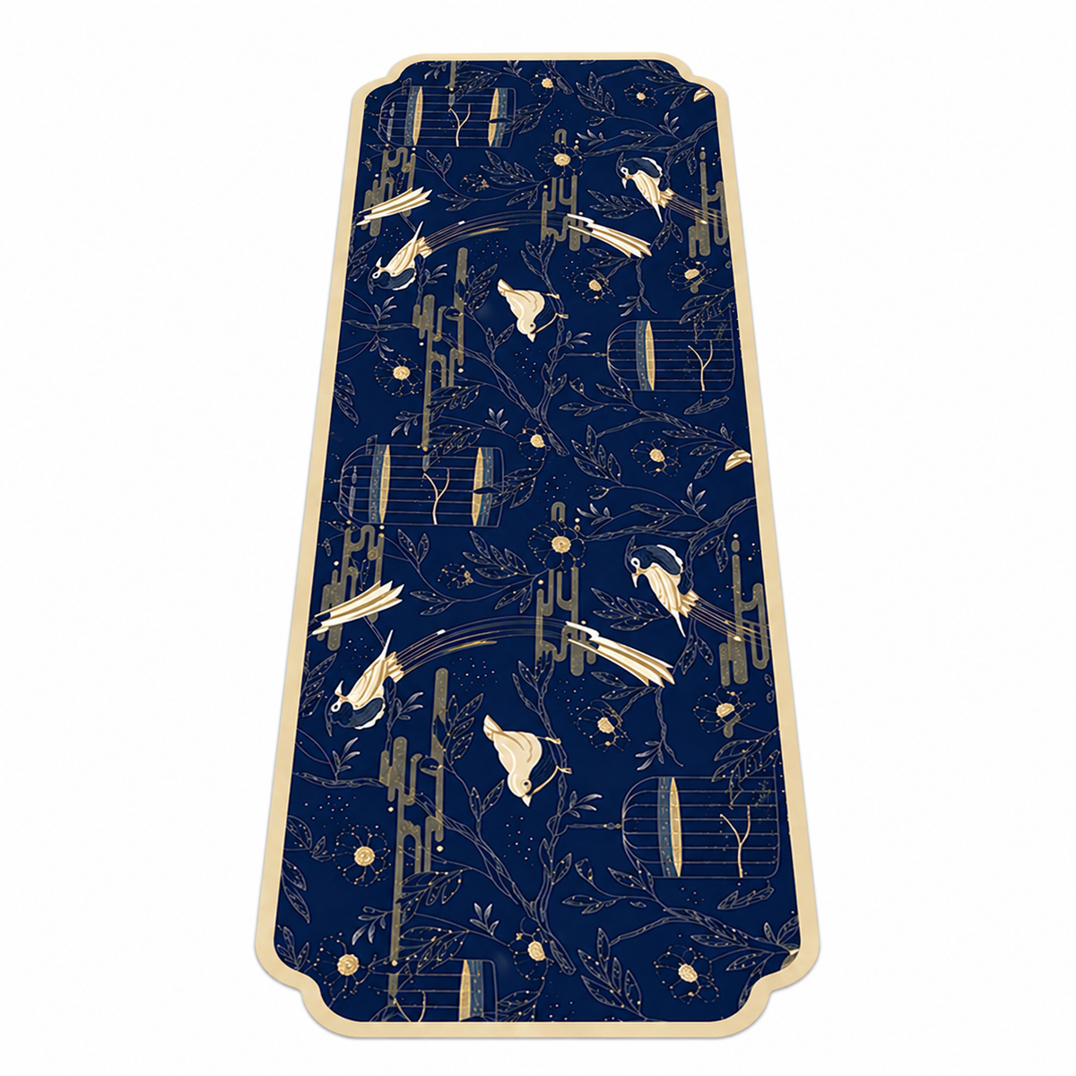 Tapis de cuisine bleu nuit