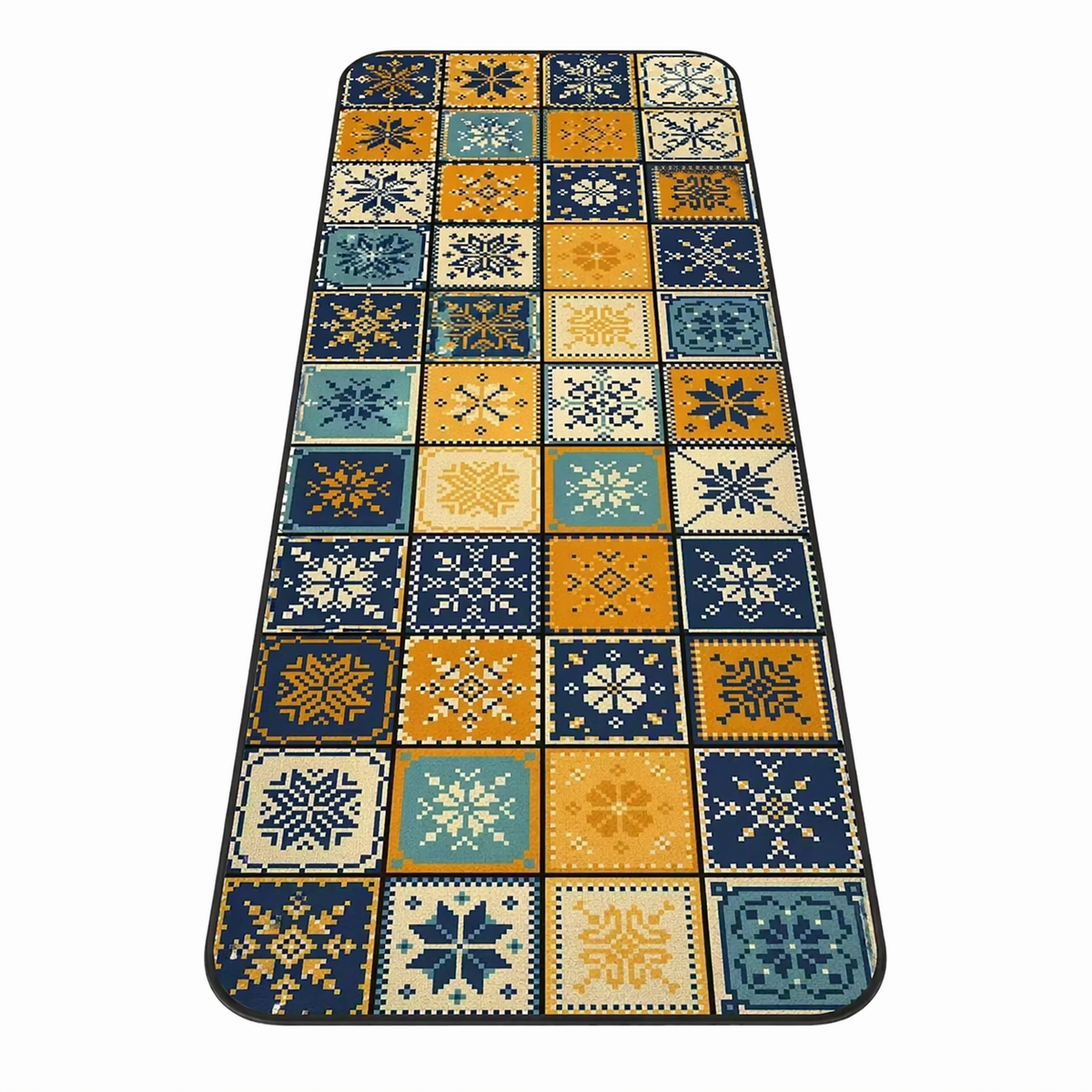 Tapis de cuisine carreaux