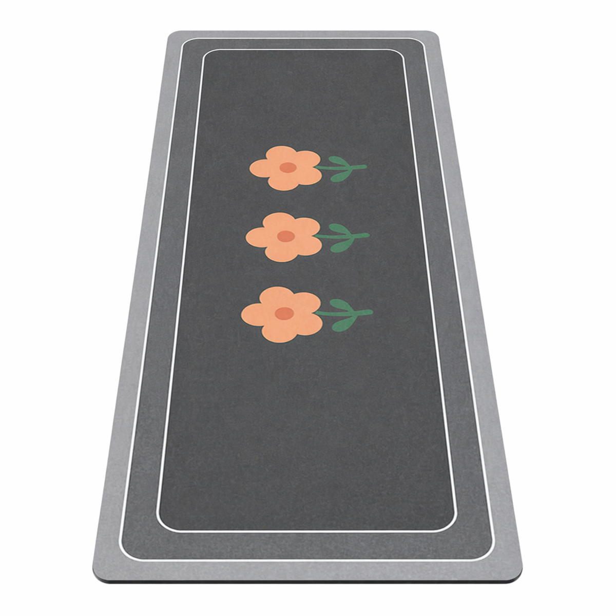 Tapis de cuisine fleurs