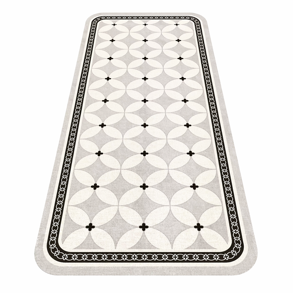 Tapis de cuisine géométrique