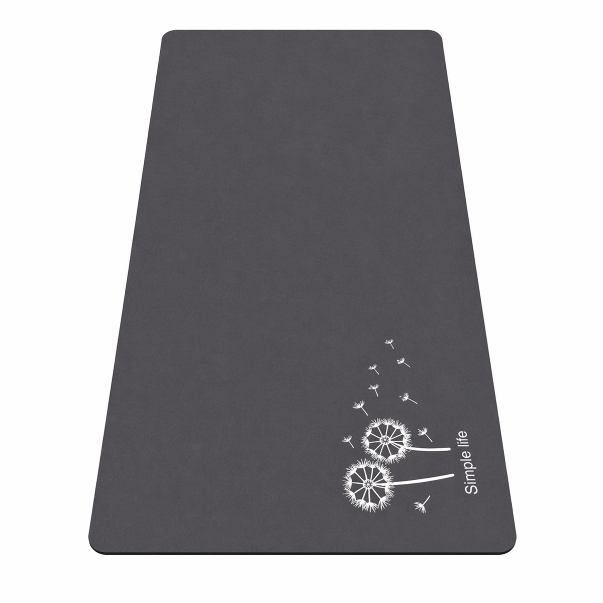 Tapis de cuisine gris pissenlit