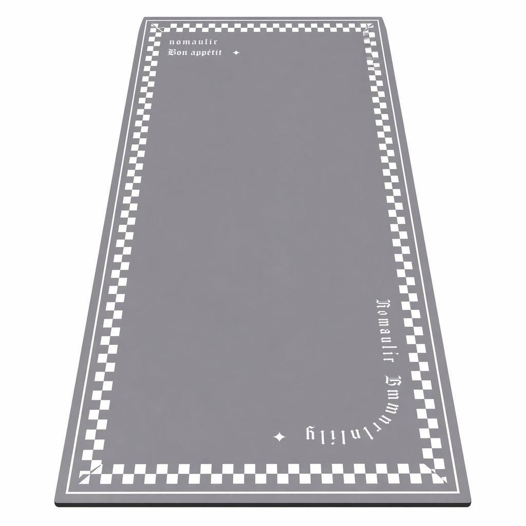 Tapis de cuisine gris 