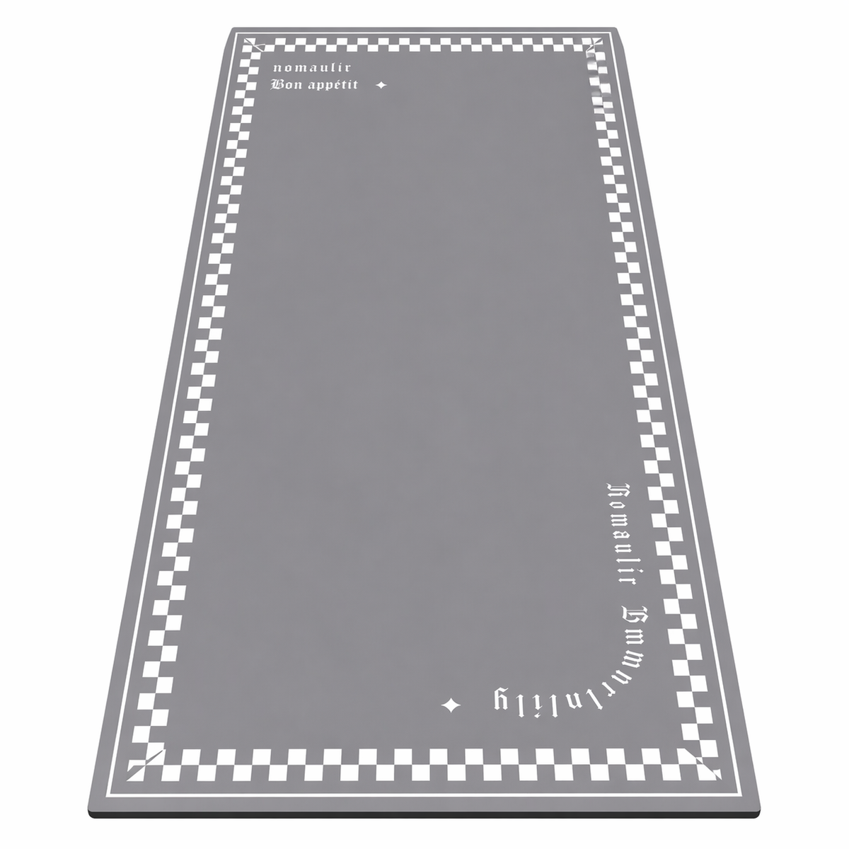 Tapis de cuisine gris 