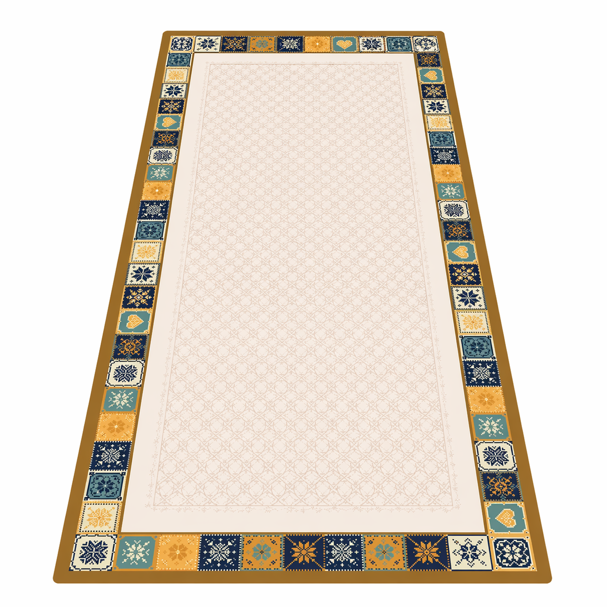 Tapis de cuisine jaune