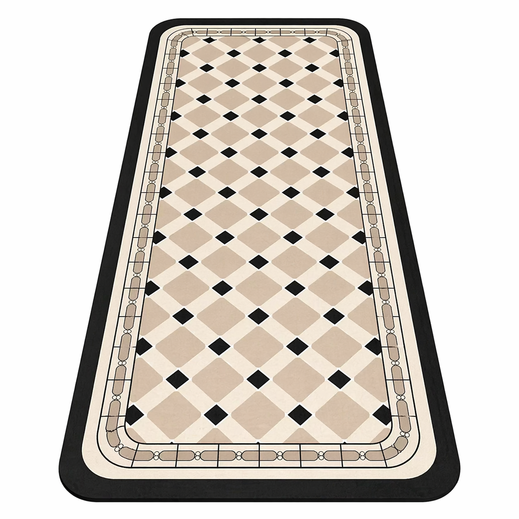 Tapis de cuisine losanges