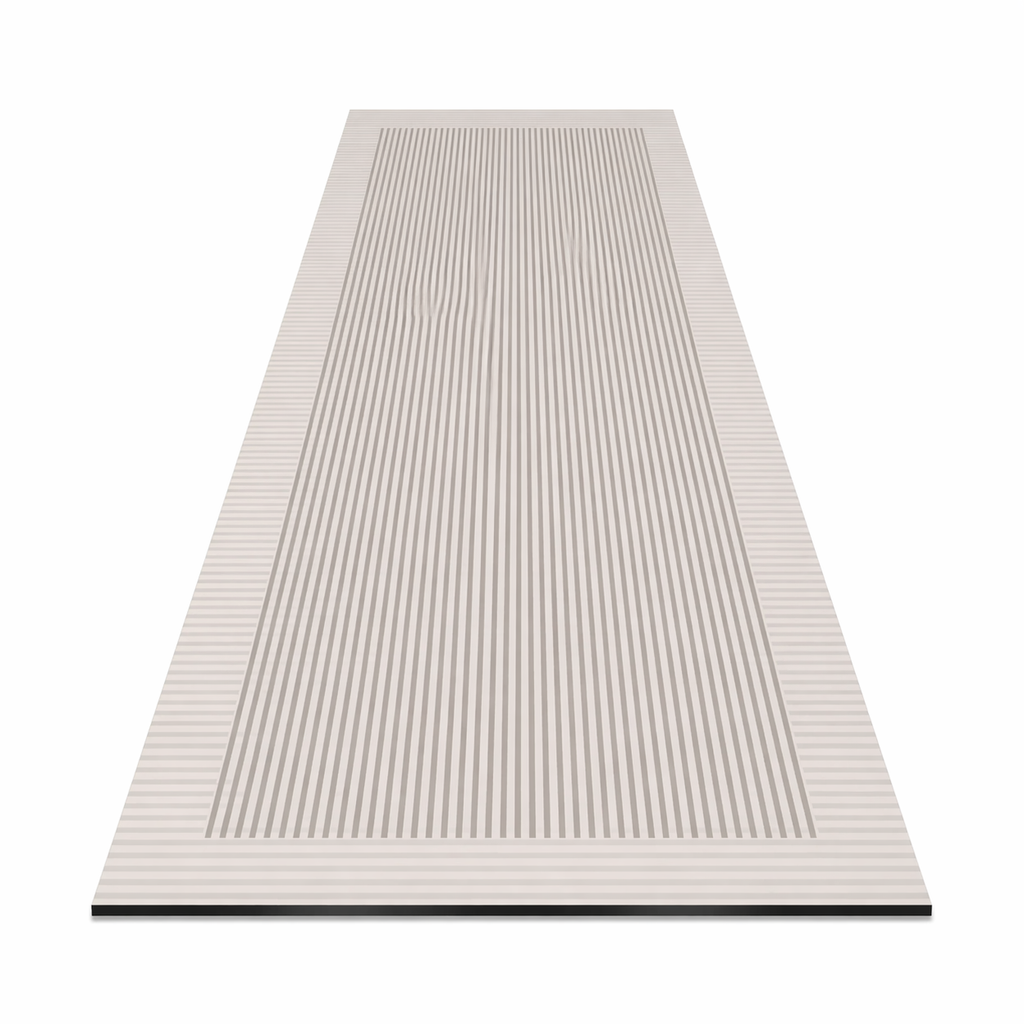 Tapis de cuisine rayures fines