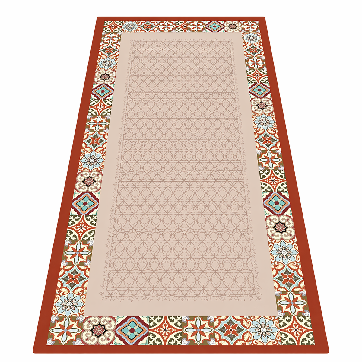 Tapis de cuisine rouge