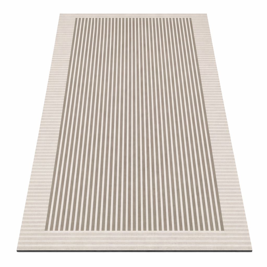 Tapis de cuisine taupe