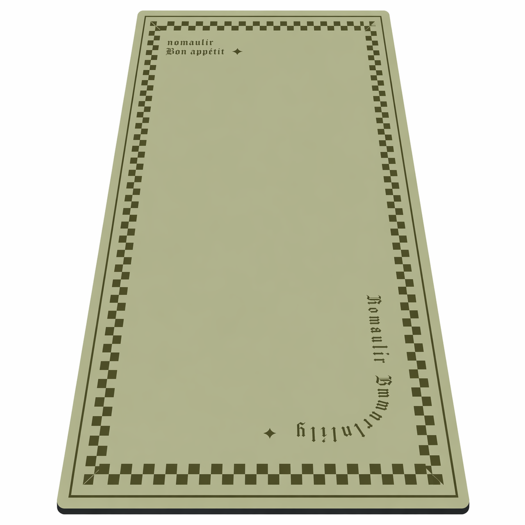 Tapis de cuisine vert olive