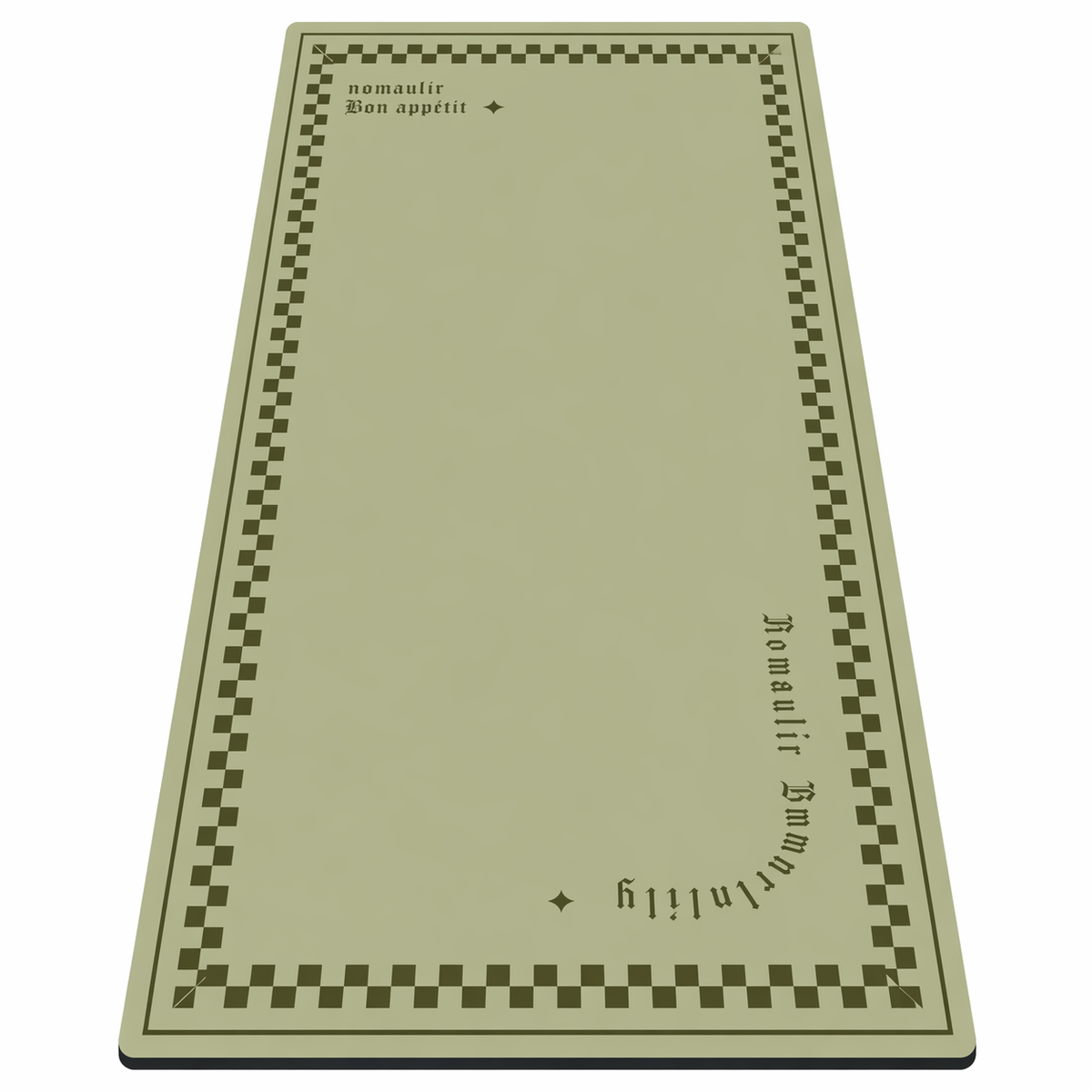 Tapis de cuisine vert olive