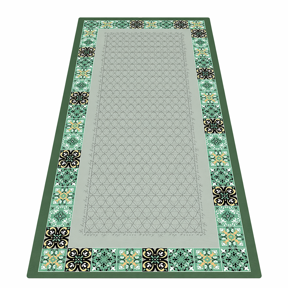 Tapis de cuisine vert